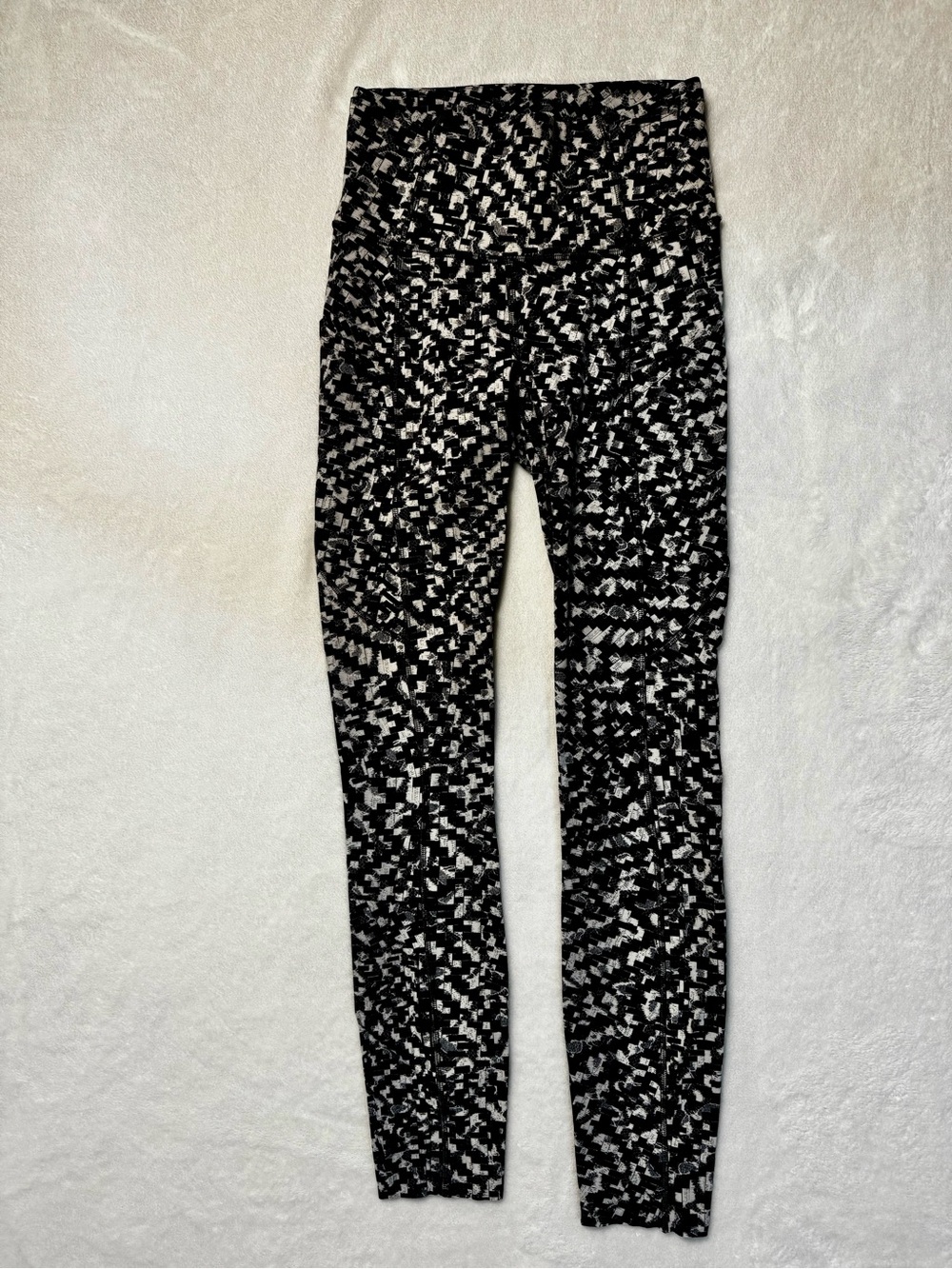 Lululemon Fast and Free Tight II 25" - Graphite Grey Multi - Size 4